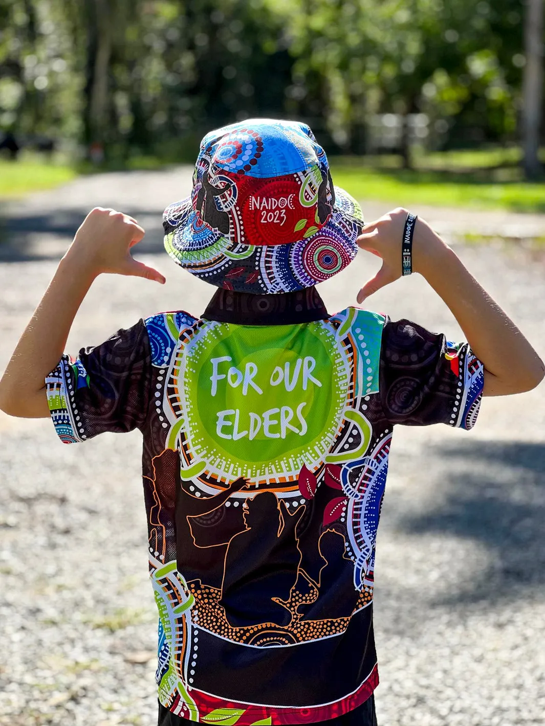 NAIDOC 2023 - Polo Shirt Kids- Elders 3