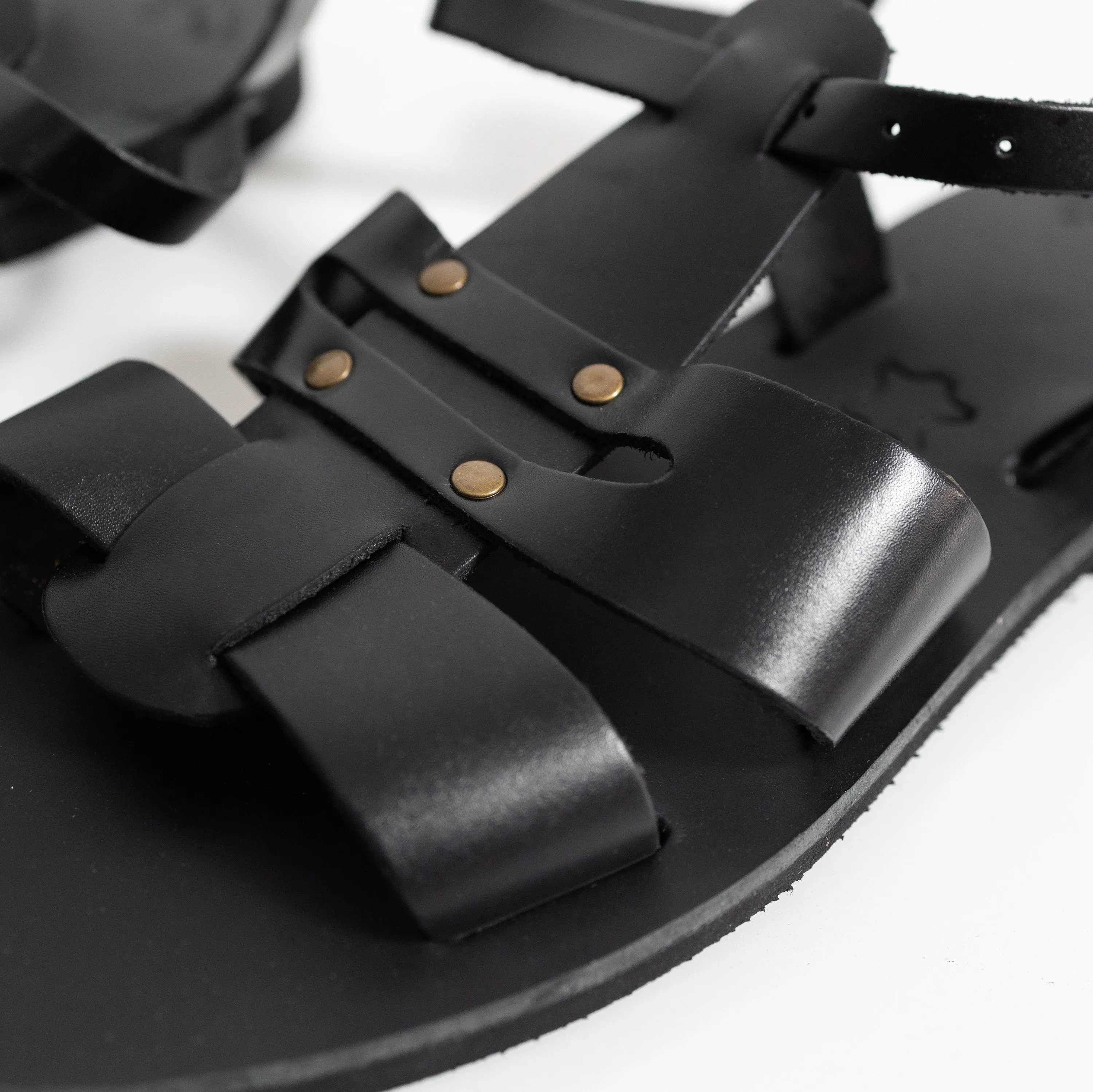 Patroclos sandals (black)