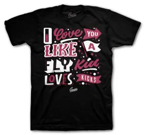 Retro 8 Burgundy Love Kicks Shirt