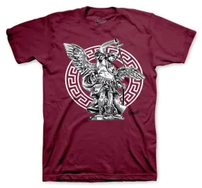 Retro 8 Burgundy Saint Michael Shirt