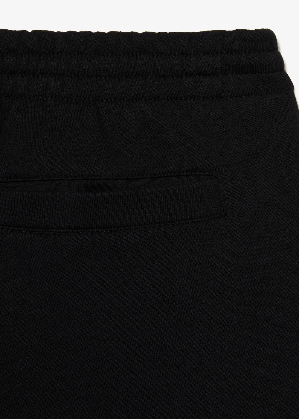 Short Lacoste molleton noir