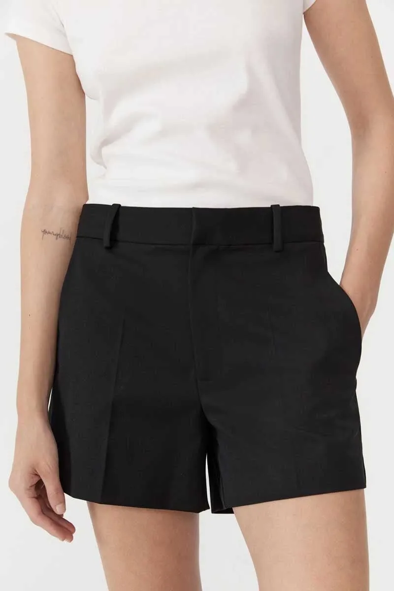 TAILORED SHORTS-BLACK