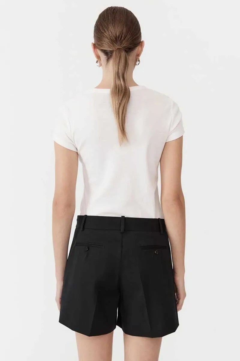 TAILORED SHORTS-BLACK