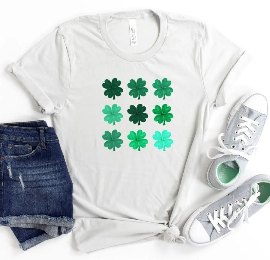 Watercolor Shamrock Tee - St. Patrick's Day