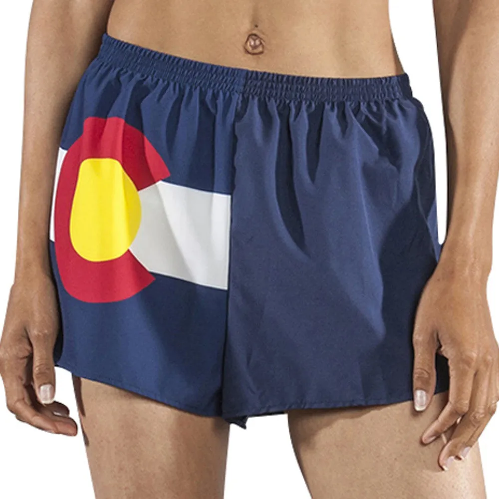 WOMEN'S 1.5" SPLIT TRAINER SHORT- Colorado