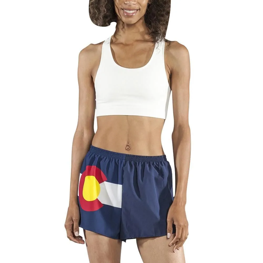 WOMEN'S 1.5" SPLIT TRAINER SHORT- Colorado