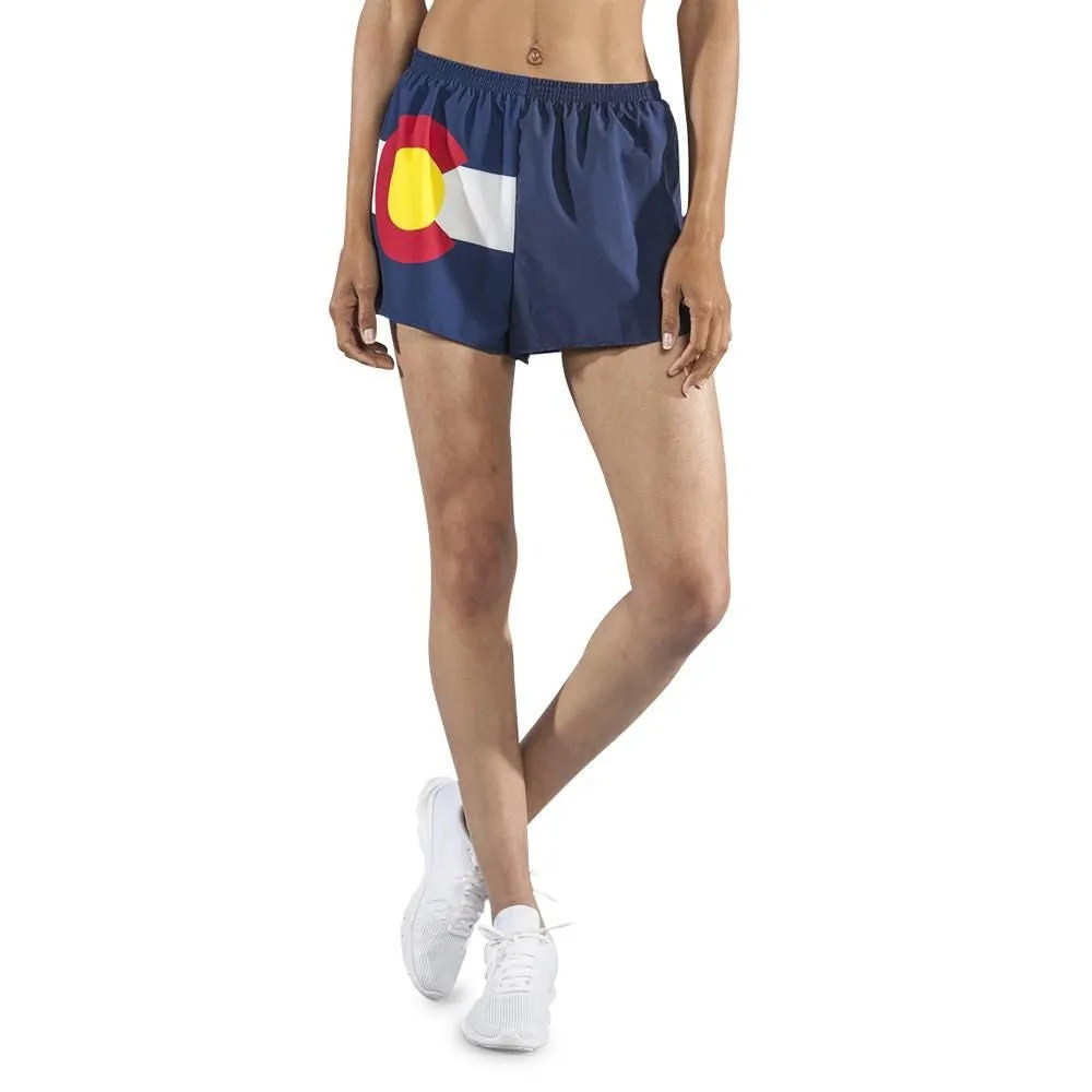 WOMEN'S 1.5" SPLIT TRAINER SHORT- Colorado