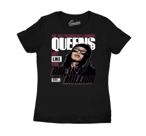 Womens - Burgundy 8 Queens Shirt