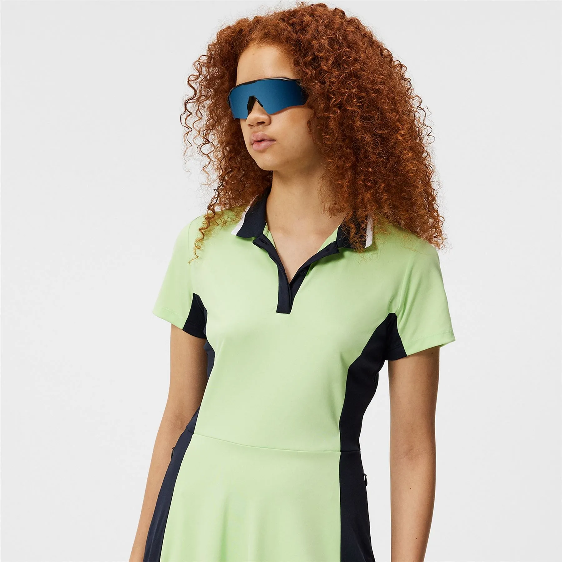 Womens Dolores TX Jersey Dress Paradise Green - SS24